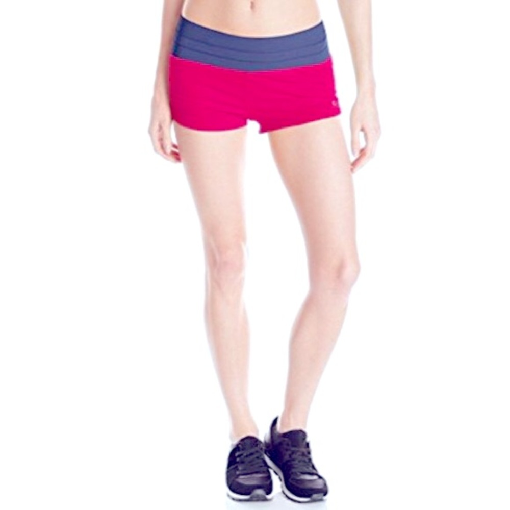 NWT Pink Mac Roga Shorts Oiselle running L